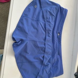 Lululemon Speed Up low rise  Lined Short size 8 color wild Indigo